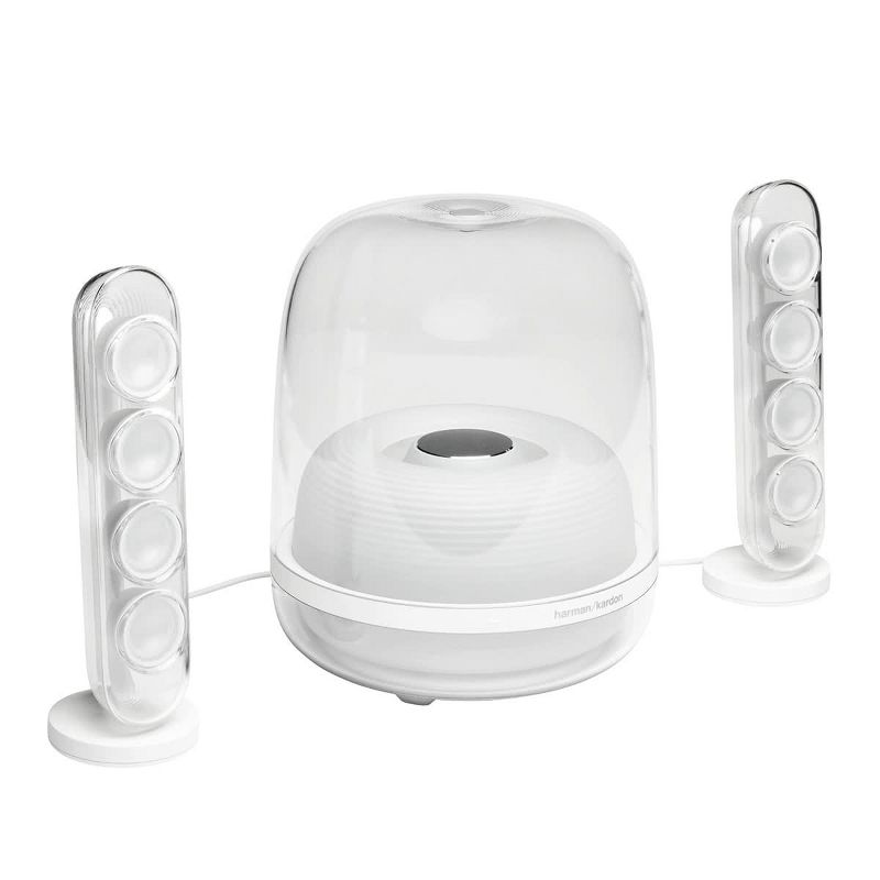 Harman Kardon SoundSticks IV Bluetooth Speaker System (White), 1 of 16