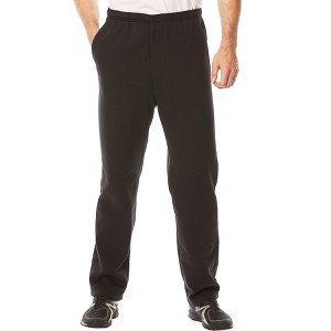 KingSize Men's Big & Tall Fleece Zip Fly Sweatpants - 1 of 4