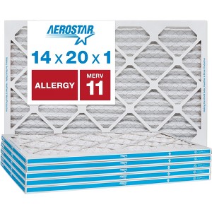 Aerostar AC Furnace Air Filter - Allergy - MERV 11 - Box of 4 - 1 of 4