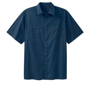 KingSize Short-Sleeve Pocket Sport Shirt - 1 of 4