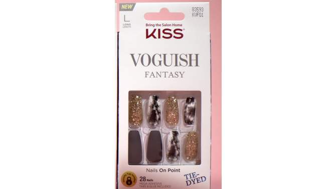 KISS Products Voguish Fantasy Medium Coffin Ready-To-Wear Fake Nails - Candies - 33ct, 2 of 18, play video