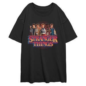 Juniors Stranger Things The Squawk Radio 94.5 FM T Shirt - 1 of 4