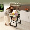 ELJGET 2-in-1 High Chair & Rocker, Adjustable Baby Chair with 5-Point Harness, Removable Tray & Silent Wheels for Infants 6M-3Y - 4 of 4