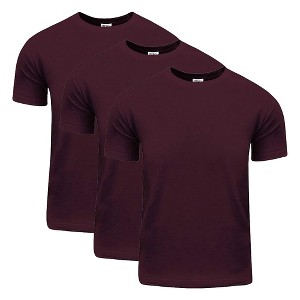 3 Pack Shaka Wear Men's Active Comfort Cotton Short Sleeve Crew Neck T-Shirt - 1 of 4