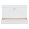 Full Size Murphy Bed with Drawer and USB Ports - 3 of 4