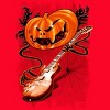 Women's Design By Humans Pumpkin Rocker By cashfish Racerback Tank Top - 2 of 3
