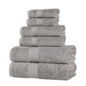 Organic Cotton Medium Weight Solid Towel Set by Blue Nile Mills - 1 of 4