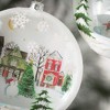 5.5"H Sullivans Winter Village Disc Ornaments - Set of 2  Multicolored Christmas Ornaments - 2 of 2