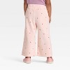 Toddler Girls' Velour Wide Leg Pants - Cat & Jack™ - 2 of 3