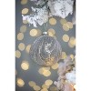 Tramull Set of 6 Glass Christmas Ball Ornaments, 3.9" Glitter Hanging Decor for Holiday Tree & Party Decorations - 4 of 4