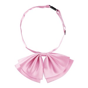 Allegra K Women's Pre-Tied Solid Adjustable Casual Uniform Bowknot Bowties - 1 of 4