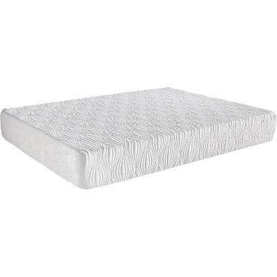 Evita Gel-Infused Memory Foam Mattress-75*54*10 Inch, White