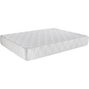 Evita Gel-Infused Memory Foam Mattress-75*54*10 Inch, White - 1 of 4