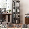 Aheaplus Rotating Bookshelf, Frerstanding Corner Bookcase - 3 of 4