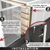 Rev-A-Shelf Pull Out Quad Shelf Organizer for Wall & Base Kitchen Cabinets, Full Extension Filler Spice Rack, Adjustable, Wood - 4 of 4