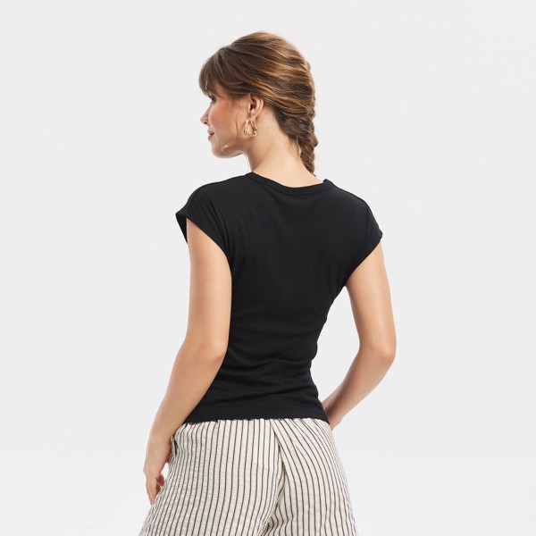 Playera con Manga Corta y Fruncido Lateral para Mujer - A New Day™ 2