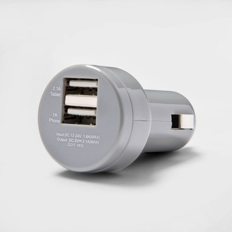 2-Port USB Car Charger - heyday&#8482; Wild Dove, 2 of 3