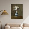Art Remedy Jean Baptiste Chardin - A Vase of Flowers Classical vintage floral vase wall art Unframed - 2 of 4