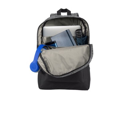 Port Authority Classic Retro Backpack with Faux Leather Trim