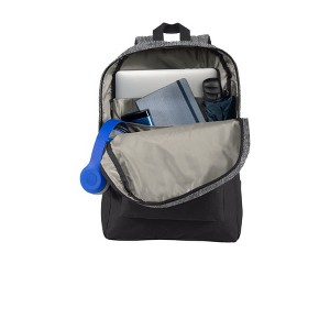 Port Authority Classic Retro Backpack with Faux Leather Trim - 1 of 4