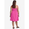 ellos Plus Size Smocked Bodice Tank Dress - 3 of 4