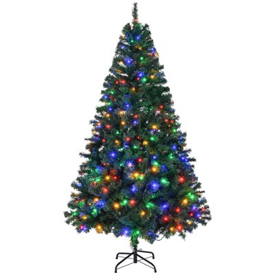 SUGIFT 6ft Pre-Lit Artificial Christmas Tree 250 LED Lights, Green