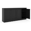 Acekool 4-Door Buffet Cabinet with Storage, Anti-Tip Sideboard for Dining Room, Kitchen, or Office - 4 of 4