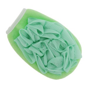 Unique Bargains Double Side Bath Flower Shower Gloves for Bathroom 7.87"x4.92" 1 Pc - 1 of 3
