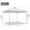 Ainfox 10'×10'  Portable Canopy With Carrying Bag - 2 of 4
