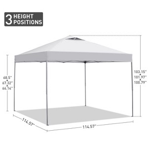 Ainfox 10'×10'  Portable Canopy With Carrying Bag - 1 of 4