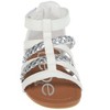 bebe Toddler Girls' Sandals - Open Toe Flat Sandals Comfy Summer Flats for Toddler and Little Kids - 4 of 4