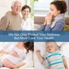 Aoibox Waterproof Quilted Full Size Mattress Protector Pad Breathable Cooling Fitted Cover Deep Pocket up to 14 Inch White - 4 of 4