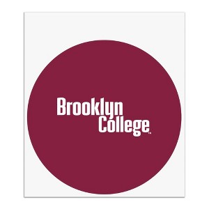 Brooklyn College Bulldogs Logo Automotive Car Window Locker Circle Bumper Sticker - 1 of 4