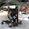 450 Lbs Low Profile Transmission Jack with Safety Straps, 7-23 Inch Lift Range, Heavy Duty Auto Repair Jack with 4 Wheels for Smaller Vehicles - 4 of 4