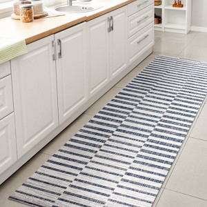 Sukie Modern Offset Stripe Indoor/Outdoor Area Rug - JONATHAN Y - 1 of 4