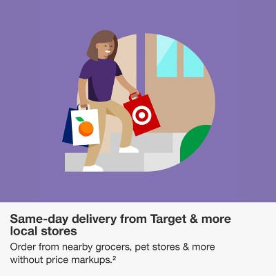Same-day delivery from Target & more local stores. Order from nearby grocers, pet stores & more without price markups.²