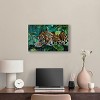 Art Remedy Jaguar Nap Tropical Jungle Animals Wall Art Framed - 2 of 4