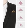 INSPIRE CHIC Men's Polka Dots Business Tuxedo Wedding Pocket Squares Handkerchief - 3 of 4