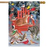 Briarwood Lane House Flag 40x28 For Outdoor Snow Day Gathering Winter House Flag Flag For Winter House Flag - image 2 of 4