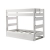 Max & Lily Solid Wood Modern Farmhouse Twin over Twin Bunk Bed with Trundle - 2 of 4