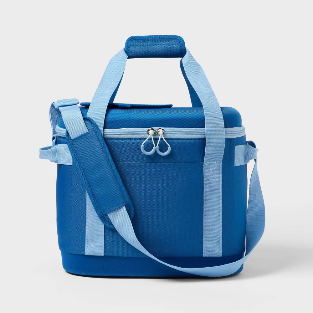 24 Cans/20.7qt Soft Sided Cooler - Sun Squad™ Blue