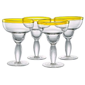 Artland Festival Margarita Glass 14 oz Sunflower - 1 of 2