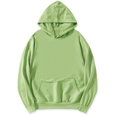 Lars Amadeus Men's Long Sleeves Solid Drawstring Pullover Hoodie Sweatshirt