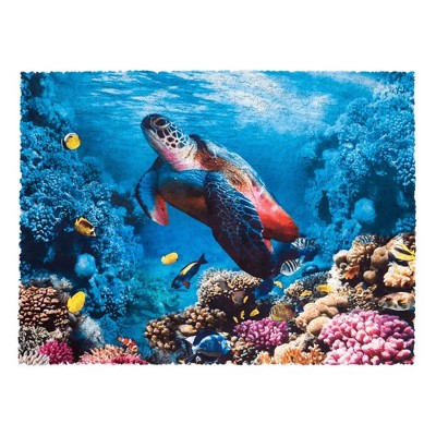 Unidragon Shimmering Turtle 1000 Piece Wooden Jigsaw Puzzle