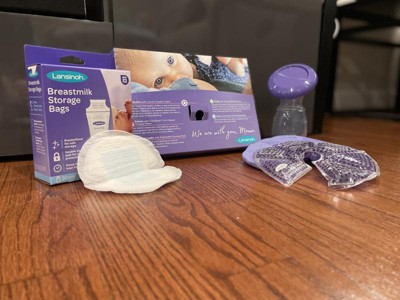 Lansinoh Breastfeeding Starter Kit – 77-Piece Gift Set For New Moms With Pump, Pads, Cream, Storage Bags & More