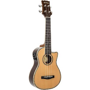 Mitchell MU70CE Cutaway Acoustic-Electric Concert Ukulele Natural - 1 of 4