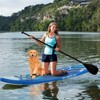 Costway Small Inflatable SUP Board, Portable Paddle Board with 5D rings Stand Up Paddle Board for Youth & Adult Blue/Turquoise/Green/Orange/Navy/Pink/Light Pink - 2 of 4