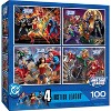 MasterPieces Justice League 4-Pack 100 Piece Jigsaw Puzzles for Kids - 2 of 4