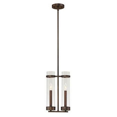 Millennium Lighting Milan 2 - Light Pendant in  Rubbed Bronze