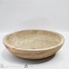 Hand-Carved Light Travertine Round Vessel Sink – Premium Natural Stone Bathroom Fixture - image 3 of 3